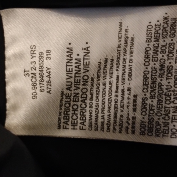 Nike red kids jacket, size 3T. Bright red color, the lighting isn't good here. - Picture 3 of 5